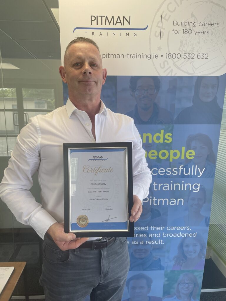 Stephen Murray - Pitman Training Graduation Stephen Murray - Pitman Training Graduation