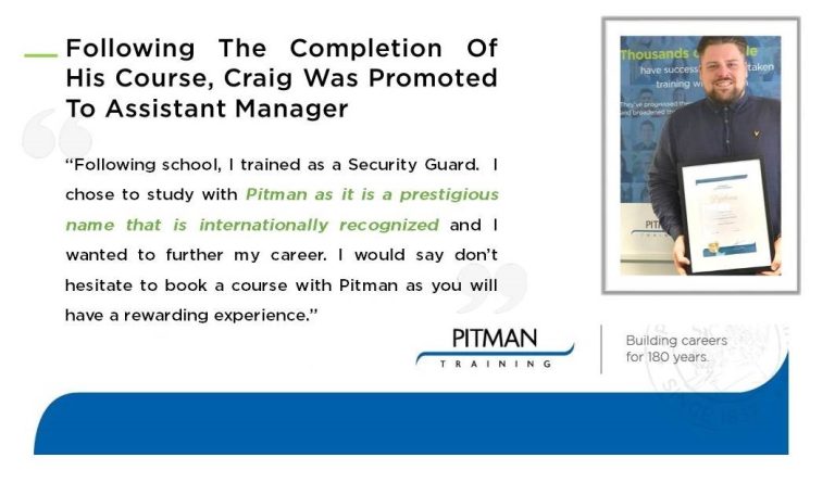 Craig Assistant Manager Success Story Craig Assistant Manager Success Story
